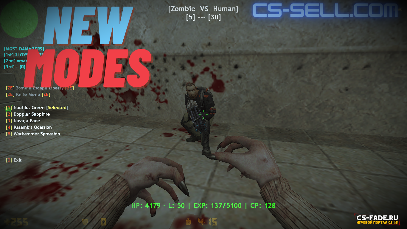 SELL] Zombie Escape Liberty for CS 1.6 - CS-FADE.RU